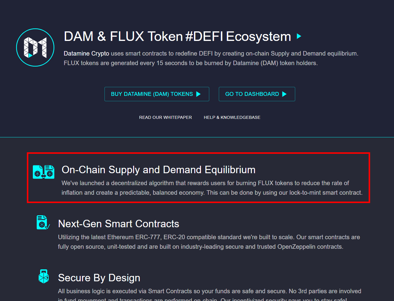 Datamine Network Enhances Homepage with Core Monetary Insights