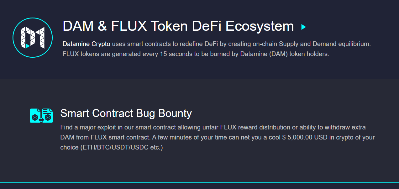 Datamine Network Announces Five Thousand Dollar FLUX Bug Bounty