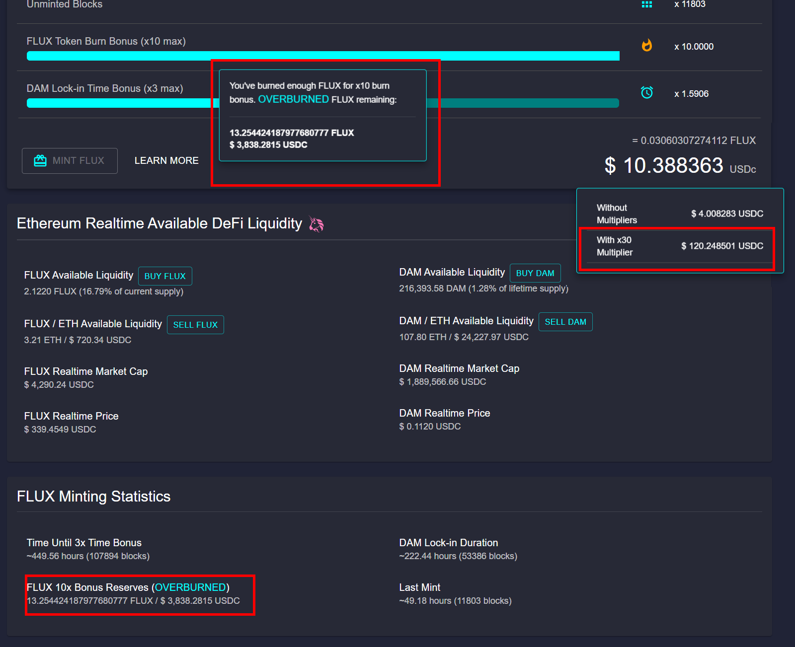 Datamine Dashboard Updates Introduce FLUX Overburn Metrics