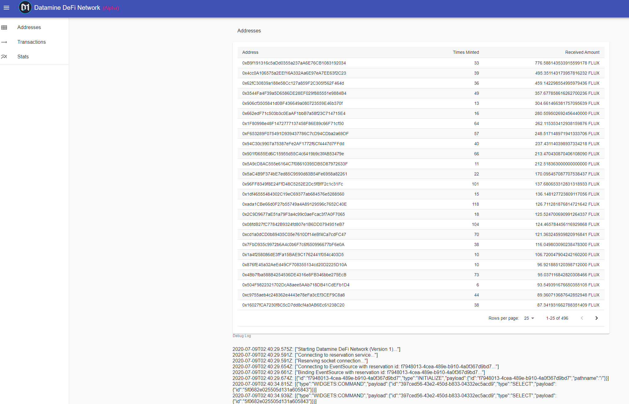 Datamine Network Previews Realtime DeFi Analytics Platform