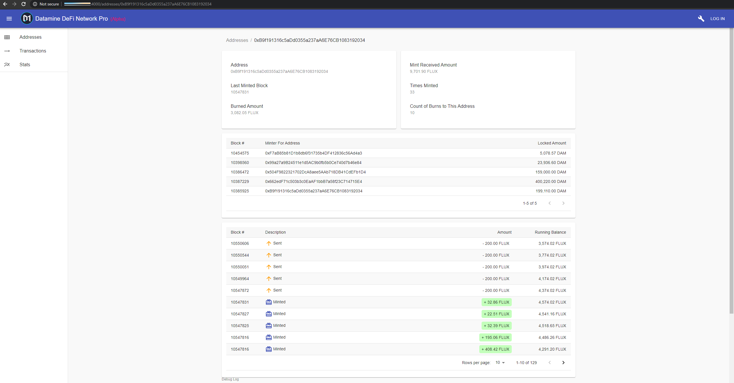 Datamine DeFi Network Pro Alpha is Now Live