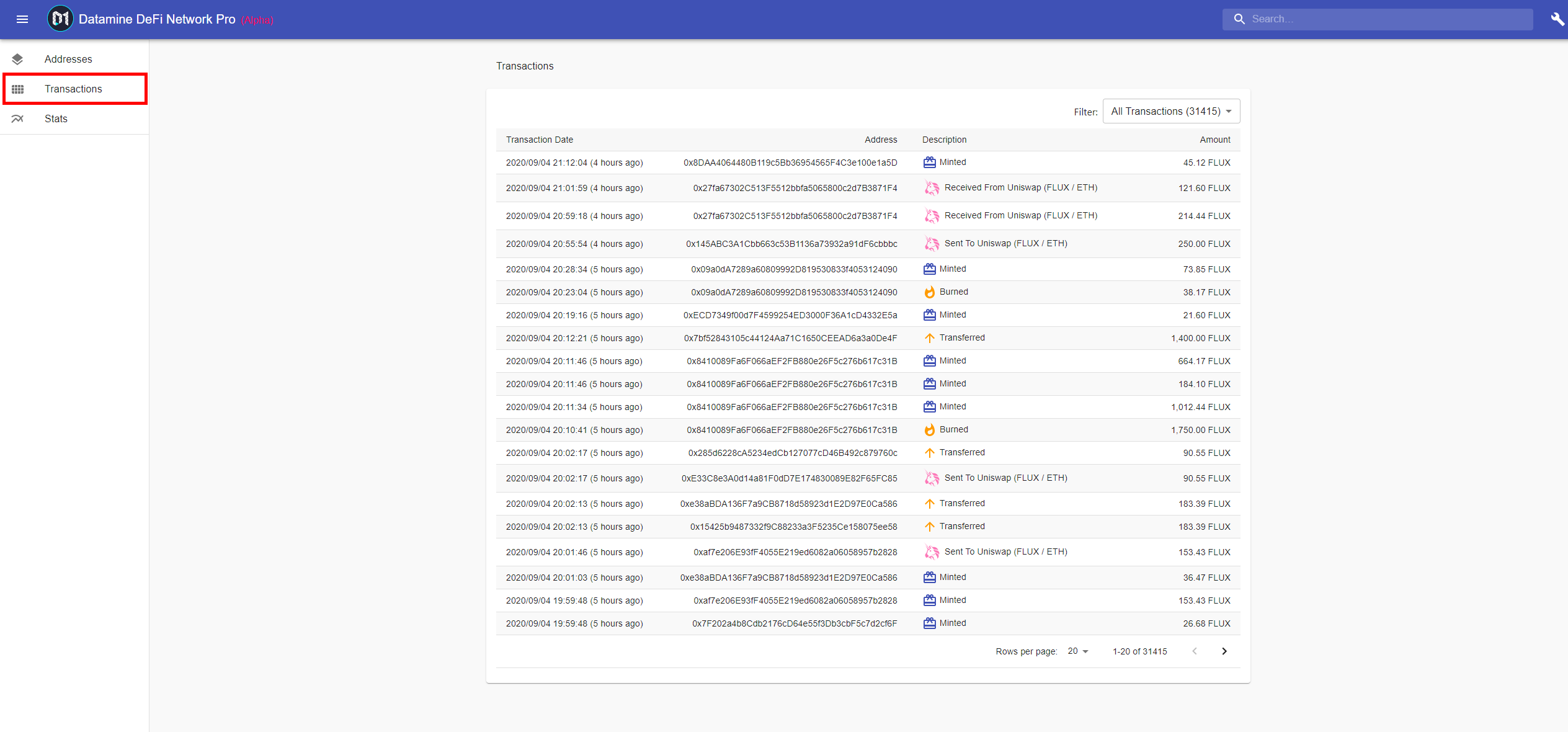 Realtime Global Ledger and Uniswap Integration Coming to Datamine