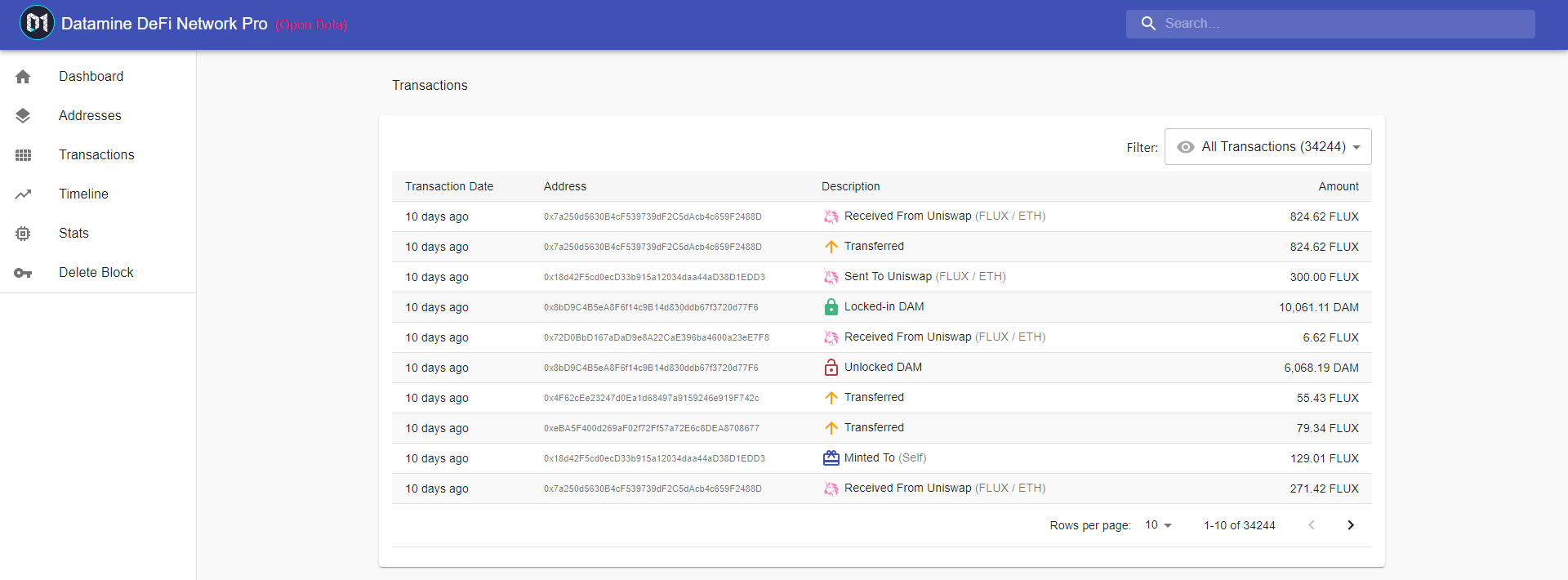 Datamine Network Announces Advanced Transaction Analytics and UI Upgrades