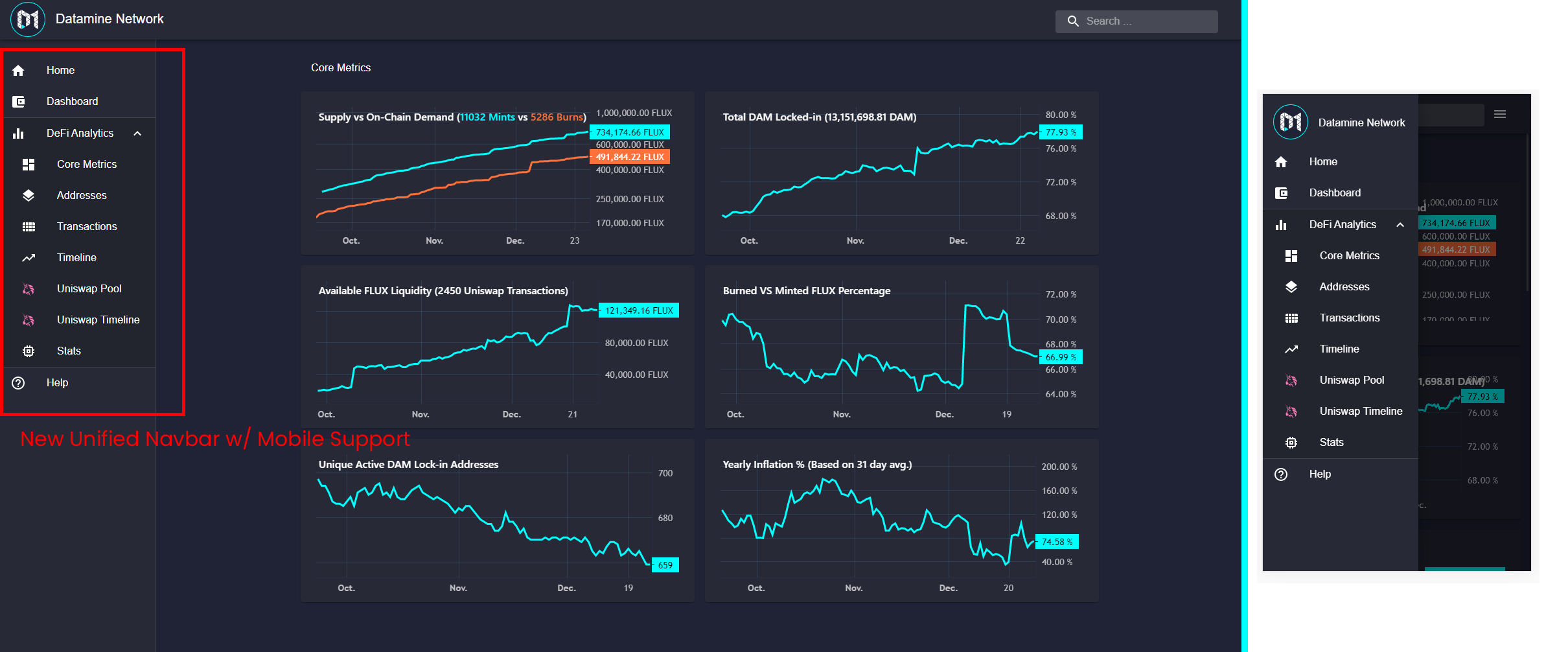 Datamine Network Unveils Unified Navigation and Open Beta v4