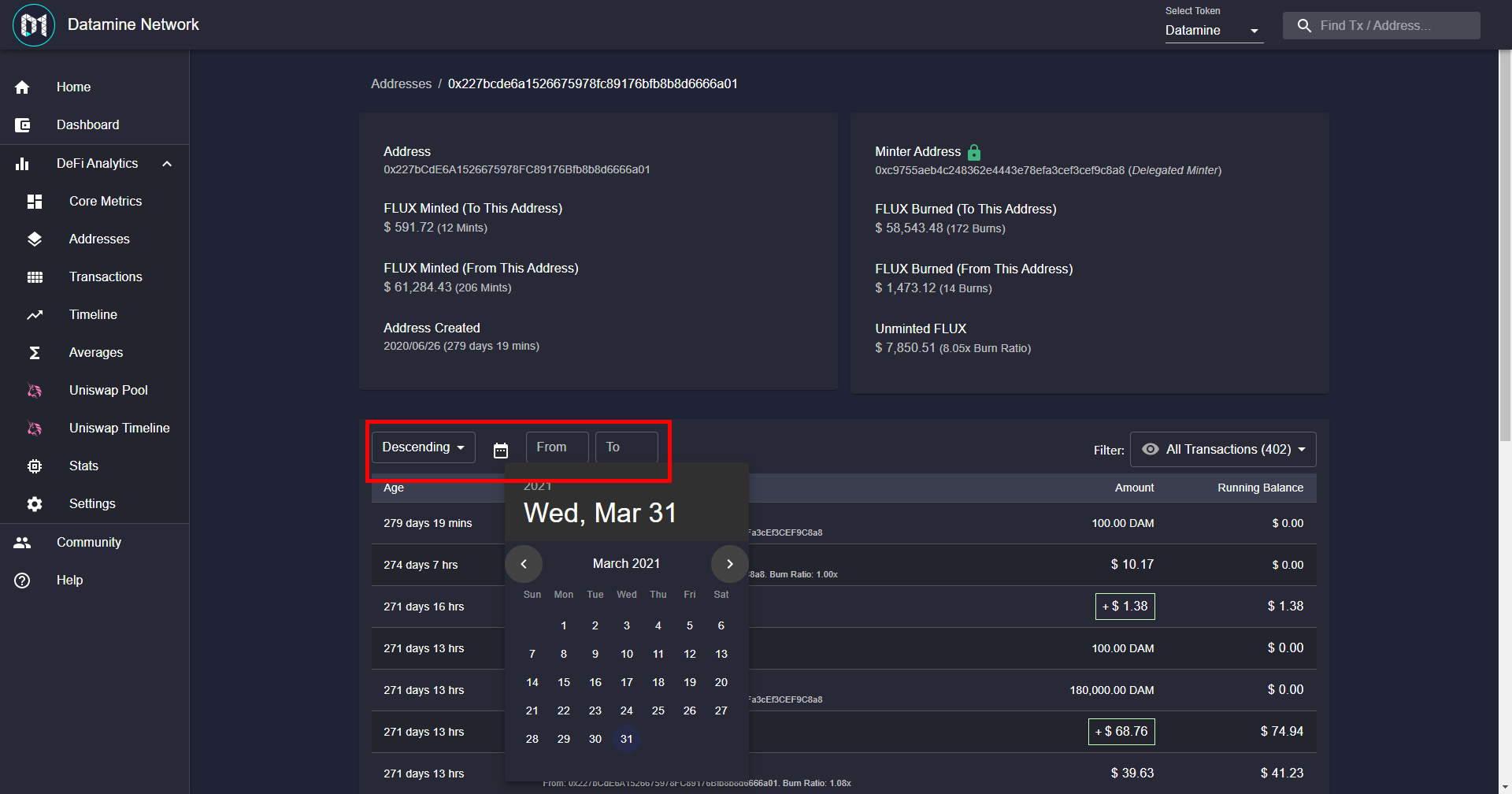 Datamine Network Announces Upgraded Ledger 2.0 User Interface