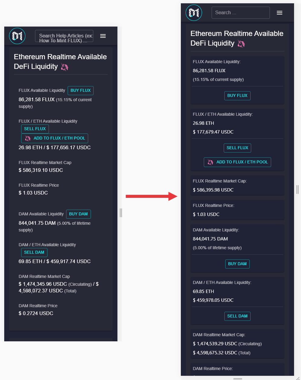 Datamine Launches Mobile Dashboard Upgrades and Uniswap V3 Pools