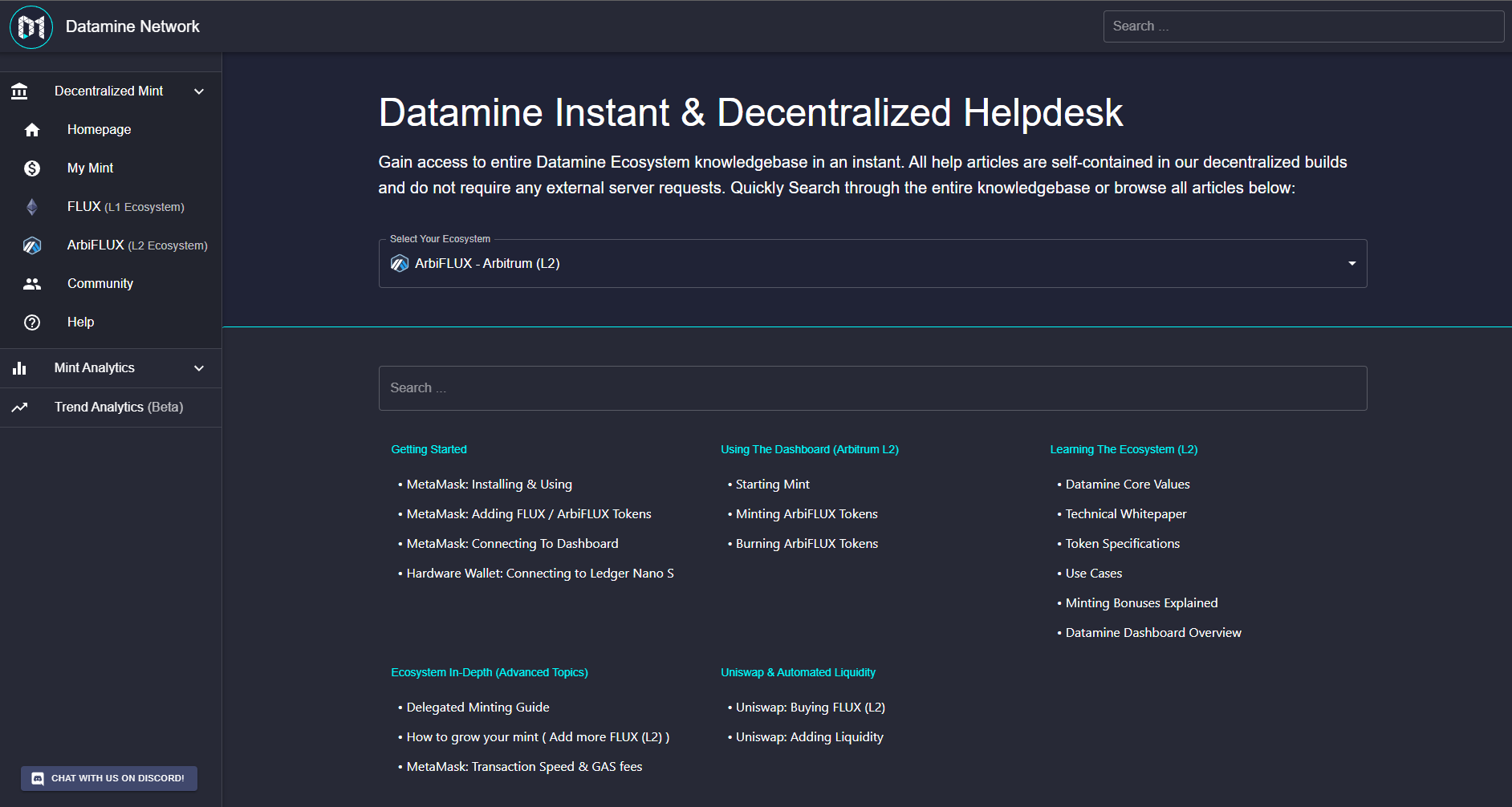 Simplifying Datamine Network L1 and L2 Onboarding